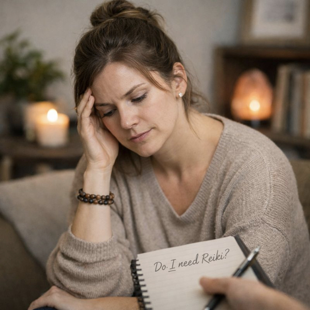 A woman asks the question at Radiant You, "Do I Need Reiki?"