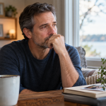 Grief vs Depressed man coming for Reiki Healing at Radiant You